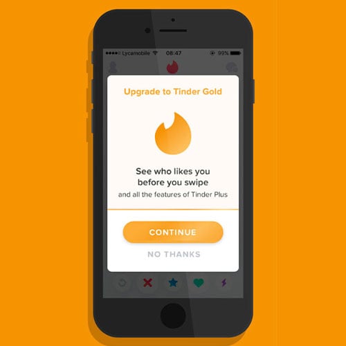 Tinder Gold - 1 Month Membership Cd Key ROW